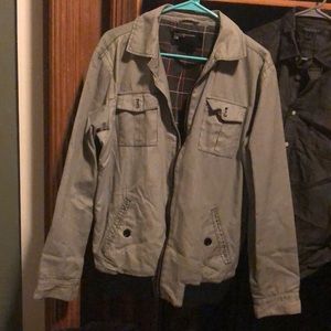 Fourstar Clothing Men’s Grey Striped Jacket